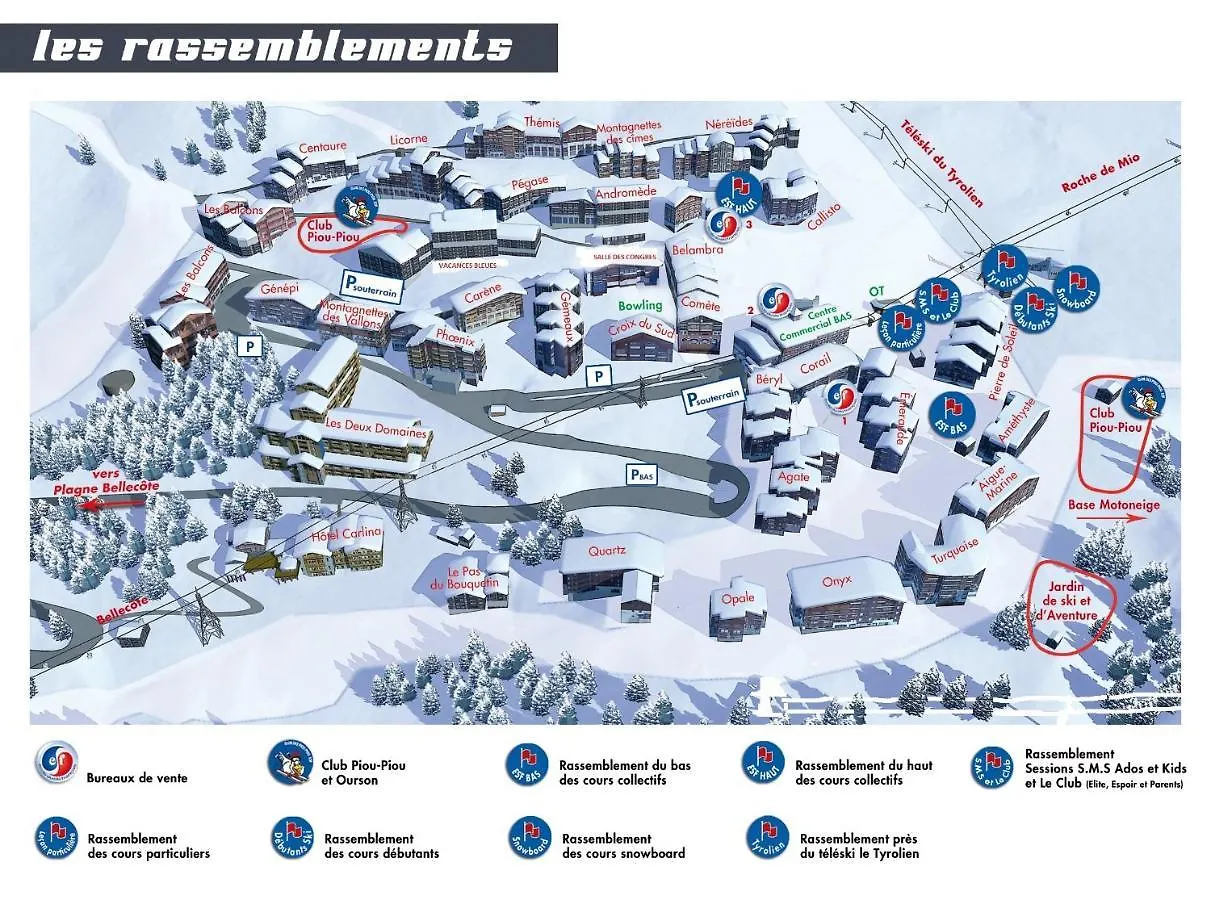 Appartement 644 Au Pied Des Pistes De Belle Plagne La Plagne-Tarentaise Апартаменты